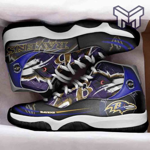 ravens-air-jordan-11-sneaker-air-jordan-11-gift-for-fan-hot-2023