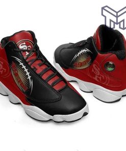 san-francisco-49ers-air-jordan-13-nfl-teams-football-big-logo-white-black-j13-shoes-gift-for-fans-nfl