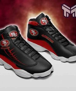 san-francisco-49ers-air-jordan-13nfl-big-logo-football-team-white-black-j13-shoes-type04