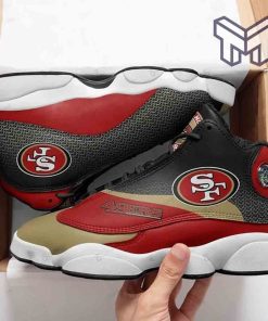 san-francisco-49ers-air-jordan-13nfl-fans-sport-white-black-j13-shoes-type05