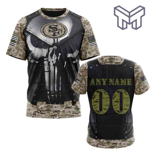 san-francisco-49ers-t-shirt-camo-custom-name-number-3d-all-over-printed-shirts