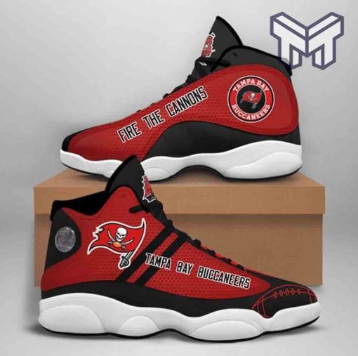 tampa-bay-buccaneers-air-jordan-13-nfl-big-logo-fans-sport-white-black-j13-shoes