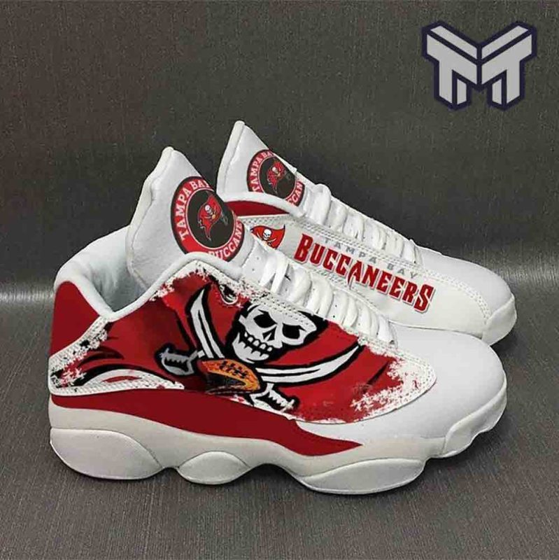 tampa-bay-buccaneers-air-jordan-13nfl-big-logo-football-team-white-black-j13-shoes-type03