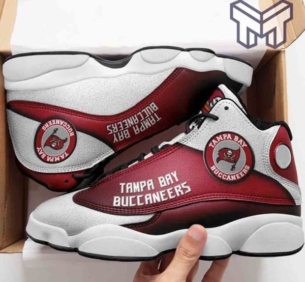 tampa-bay-buccaneers-air-jordan-13nfl-fans-sport-white-black-j13-shoes-type01