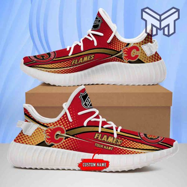 yeezys-sneakers-nhl-calgary-flames-yeezys-boost-350-shoes-for-fans-custom-shoes