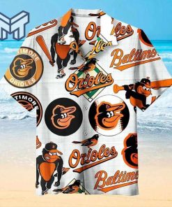 Baltimore Orioles Hawaiian Shirt Oriole Bird Mascot Baseball Aloha Shirt Gift