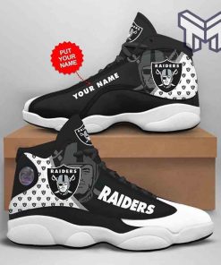 Custom Name Las Vegas Raiders NFL Fan Air Jordan 13 Shoes