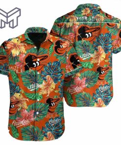 Personalized Baltimore Orioles Hawaiian Shirt For Summer Trip Sports Apparel New