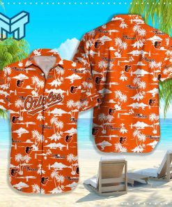 SALE Baltimore Orioles Hawaiian Shirt Baseball Lovers Beach Pattern Aloha Shirt