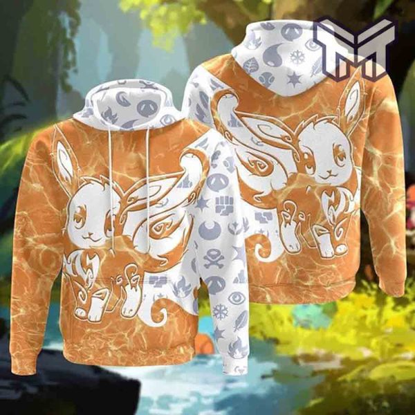 Tribal eevee premium 3D hoodie