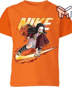 anime-gift-for-nezuko-kamado-fan-demon-slayer-orange-3d-t-shirt-all-over-3d-printed-shirts