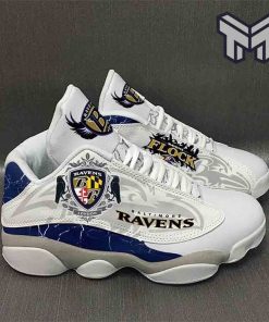 baltimore-ravens-nfl-fans-sport-air-jordan13-shoes
