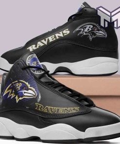 baltimore-ravens-nfl-fans-sport-jordan13-shoes