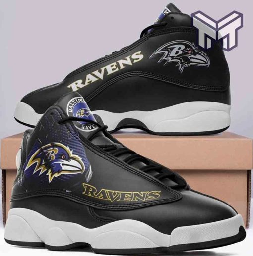 baltimore-ravens-nfl-fans-sport-jordan13-shoes