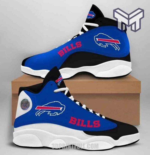 buffalo-bills-nfl-blue-air-jordan13-shoes