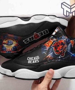 chicago-bears-nfl-big-logo-fans-sport-air-jordan13-shoes