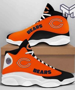 chicago-bears-nfl-big-logo-fans-sport-shoes-team-air-jordan13-shoes
