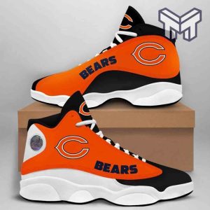 chicago-bears-nfl-big-logo-fans-sport-shoes-team-air-jordan13-shoes