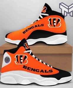 cincinnati-bengals-nfl-big-logo-fans-sport-air-jordan13-shoes