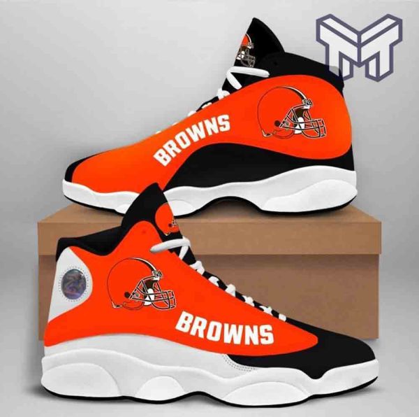 cleveland-browns-nfl-fans-sport-air-jordan13-shoes