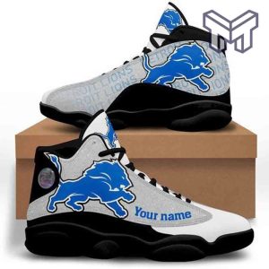 custom-name-detroit-lions-fans-sport-shoes-nfl-jordan-13-shoes