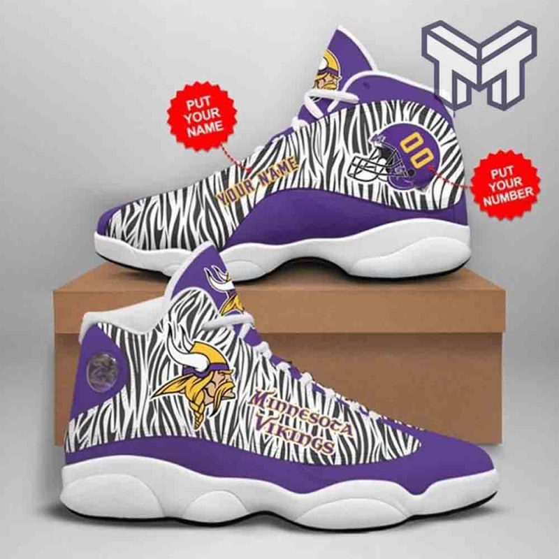 Minnesota Vikings Air Jordan 13 Sneakers, Minnesota Vikings Gifts