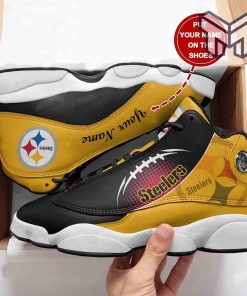 custom-name-pittsburgh-steelers-football-air-jordan-13-shoes