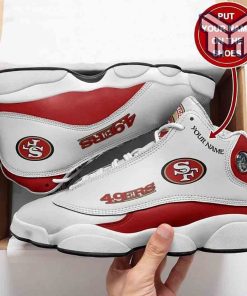 custom-name-san-francisco-49ers-nfl-big-logo-football-team-air-jordan-13-shoes