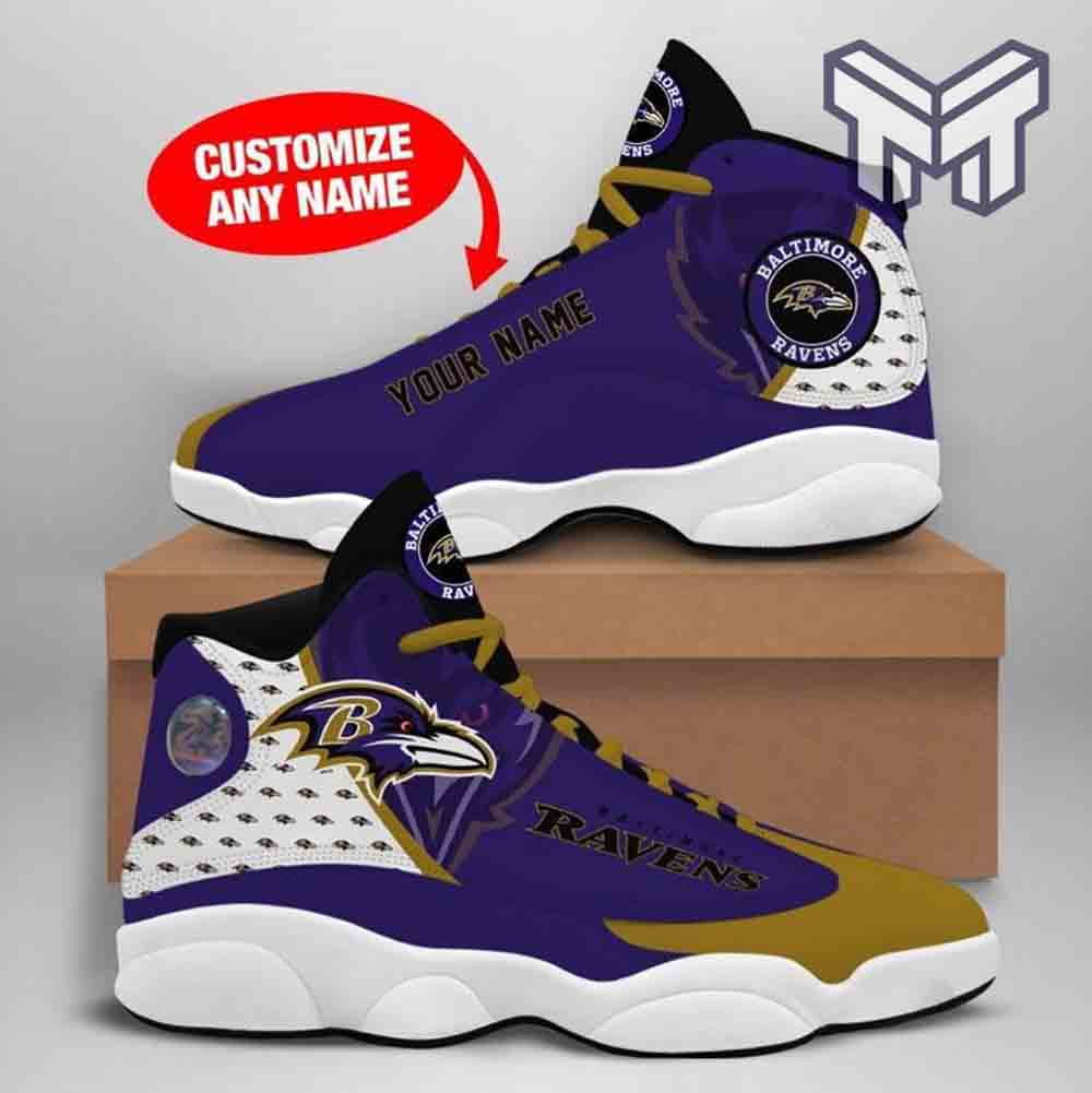 Baltimore Ravens Limited Edition Air Jordan 13 Sneakers Shoes