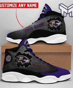 custom-shoes-baltimore-ravens-nfl-fans-sport-jordan-13-shoes