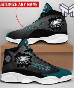 custom-shoes-philadelphia-eagles-air-jordan-13-nfl-big-logo-football-team-shoes