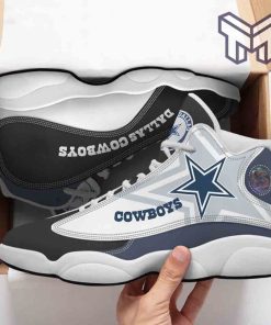 dallas-cowboys-air-jordan-13-fans-sport-shoes-nfl-big-logo-air-jordan-13-shoes-type01