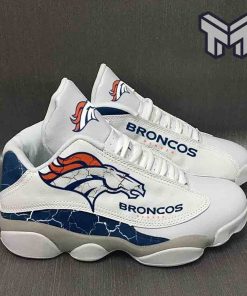 denver-broncos-air-jordan-13nfl-big-logo-fans-sport-shoes-team-white-aj13-shoes