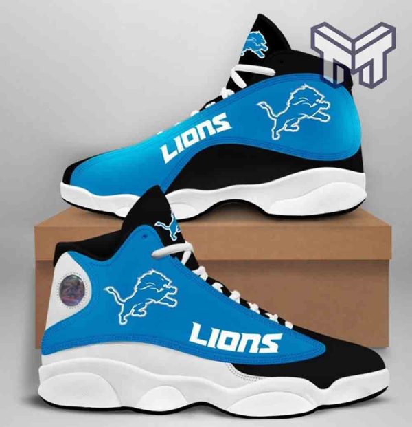 detroit-lions-air-jordan-13nfl-big-logo-fans-sport-aj13-shoes