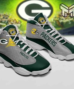 green-bay-packers-air-jordan-13nfl-big-logo-fans-sport-white-black-aj13-shoes-type02