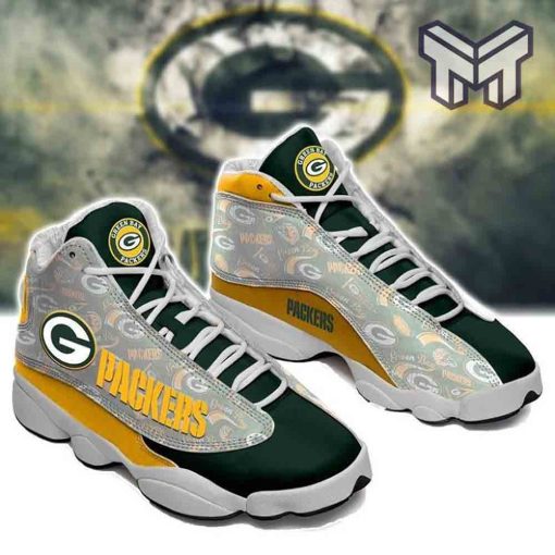 green-bay-packers-air-jordan-13nfl-fans-sport-white-black-j13-shoes