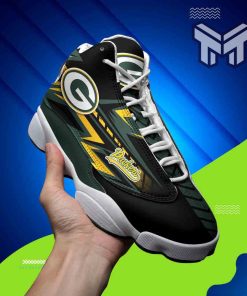 green-bay-packers-air-jordan-13nfl-white-black-j13-shoes