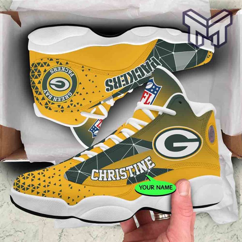 green-bay-packers-air-jordan-13nfl-white-black-j13-shoes-triangle-custom-shoes