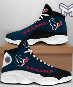 houston-texans-air-jordan-13nfl-big-logo-fans-sport-shoes-team-white-black-j13-shoes