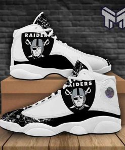las-vegas-raiders-air-jordan-13nfl-big-logo-bling-teams-football-sneaker-white-black-j13-shoes