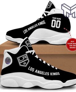 los-angeles-kings-air-jordan-13nhl-retro-white-black-j13-shoes-custom-shoes