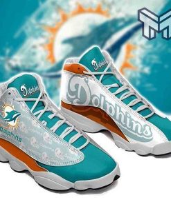 miami-dolphins-air-jordan-13nfl-football-custom-logo-sneaker-white-black-j13-shoes