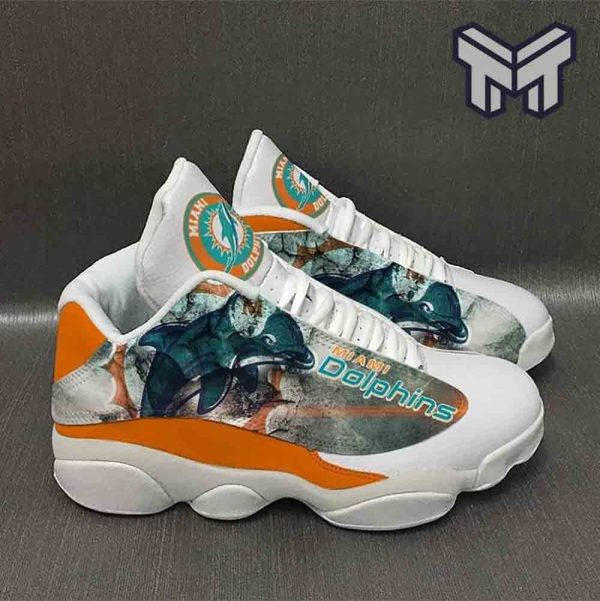 miami-dolphins-air-jordan-13nfl-skull-fans-sport-white-black-j13-shoes