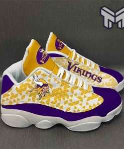 minnesota-vikings-air-jordan-13nfl-football-teams-big-logo-sneakers-white-black-j13-shoes