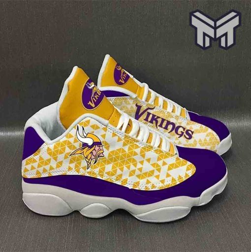 minnesota-vikings-air-jordan-13nfl-football-teams-big-logo-sneakers-white-black-j13-shoes