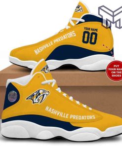 nashville-predators-air-jordan-13nhl-retro-white-black-j13-shoes-custom-shoes