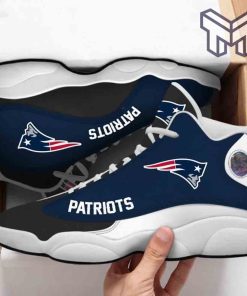 new-england-patriots-air-jordan-13nfl-big-logo-football-team-white-black-j13-shoes-type07