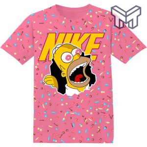 the-simpsons-eat-donuts-pink-3d-t-shirt-all-over-3d-printed-shirts