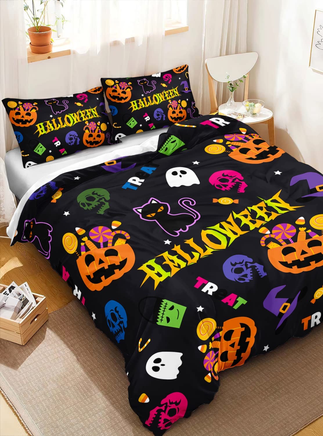 Spooktacular Bedroom Upgrades with Halloween Bedding Muranotex Store