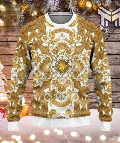 gianni-versace-golden-pattern-white-3d-ugly-sweater-luxury-brand-clothing-clothes-outfit